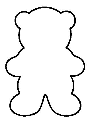 Outline Teddy Bear Coloring Page Cut Out Allentown Pa News.