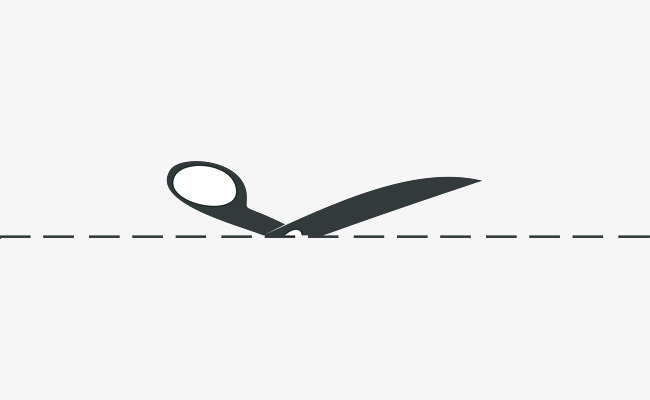 Shear Line Vector, Shear Line, A Cutting Line PNG and Vector for.