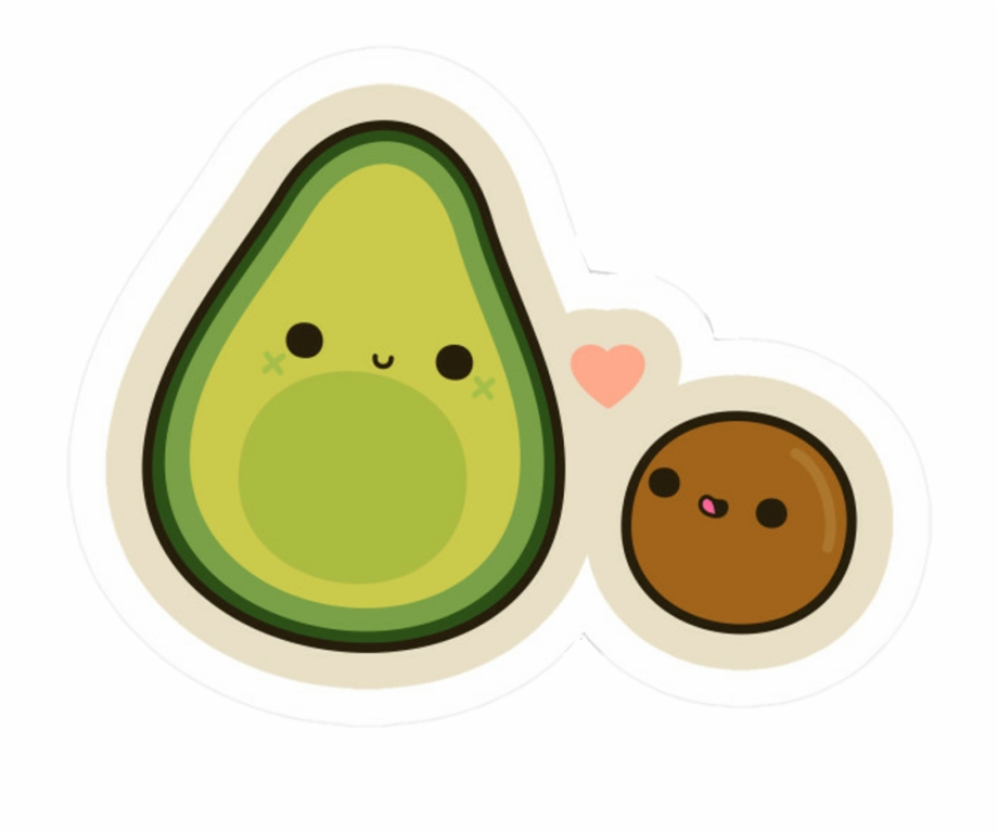 Avocado Clipart Cute Tumblr.