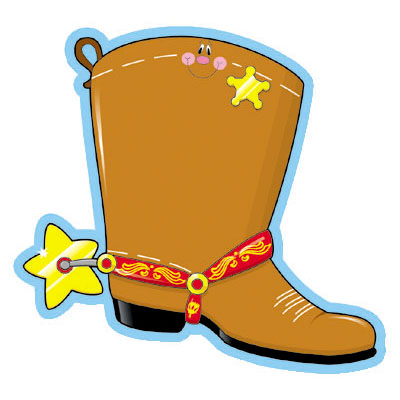 Cute Cowboy Boots Clipart.