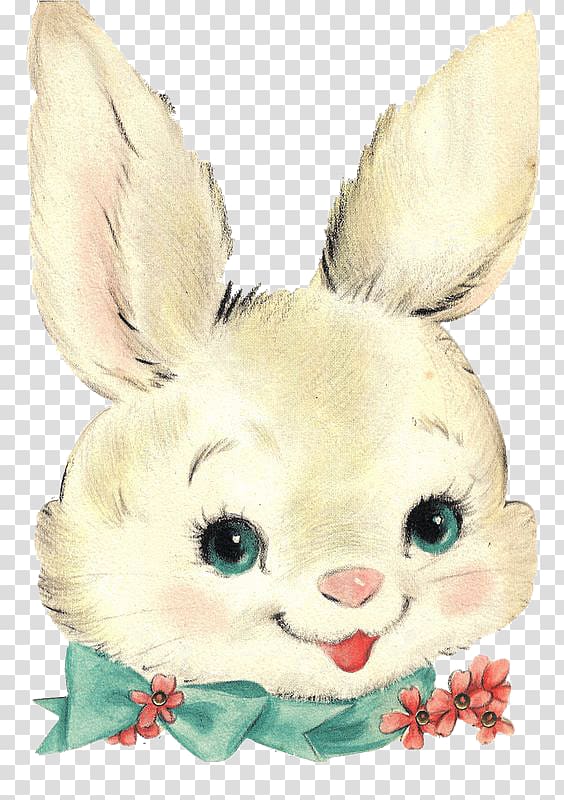 Easter Bunny Rabbit , Cute bunny transparent background PNG.