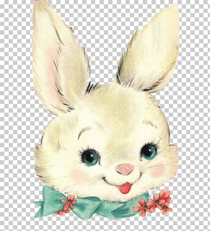 Easter Bunny Rabbit , Cute bunny PNG clipart.