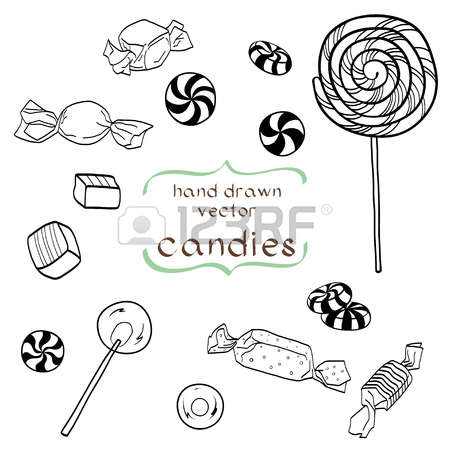 cute candy clipart black and white 20 free Cliparts | Download images ...