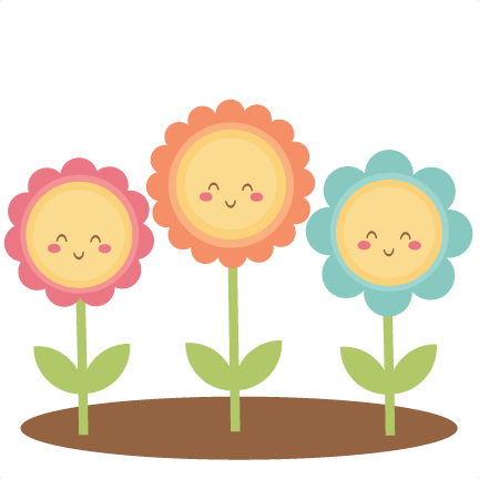 Happy Flower Clipart.