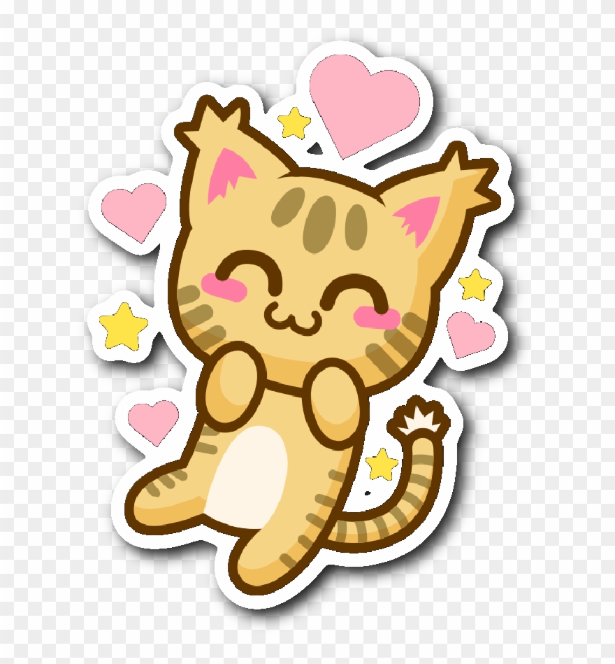 Cute Cat Stickers Series.