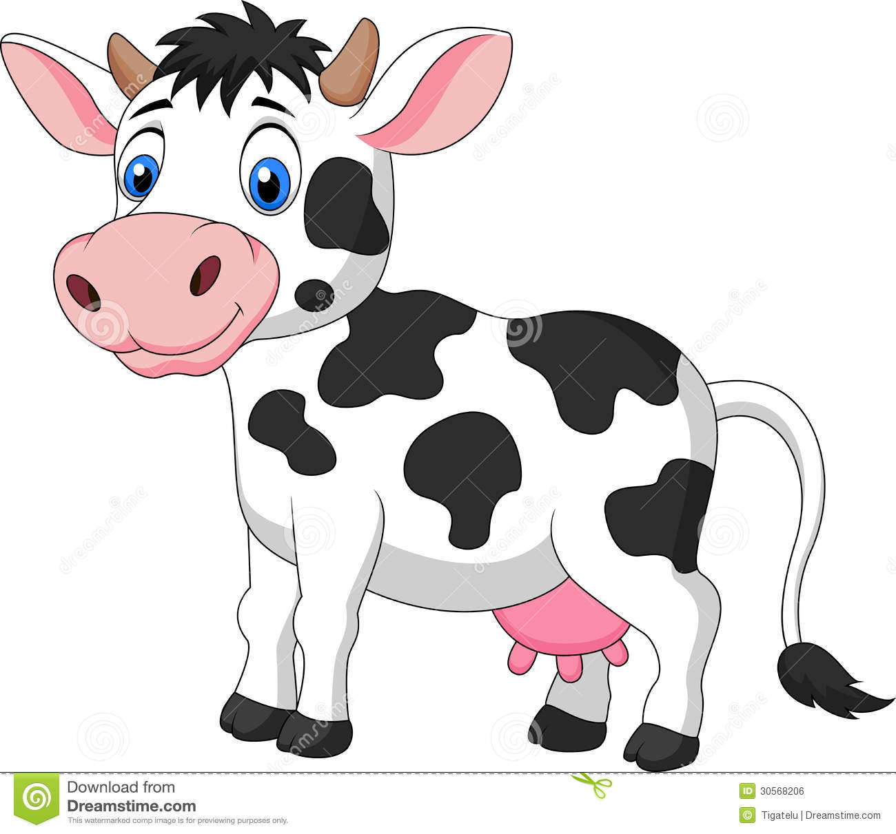 CUTE COW CLIPART FREE PNG - 107px Image #3