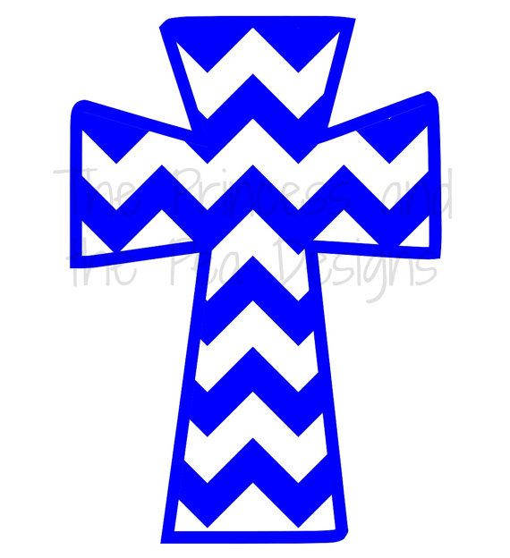 Chevron Cross Clipart.