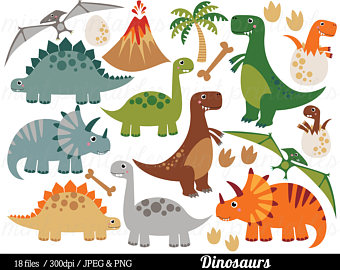 1611 Dinosaurs free clipart.