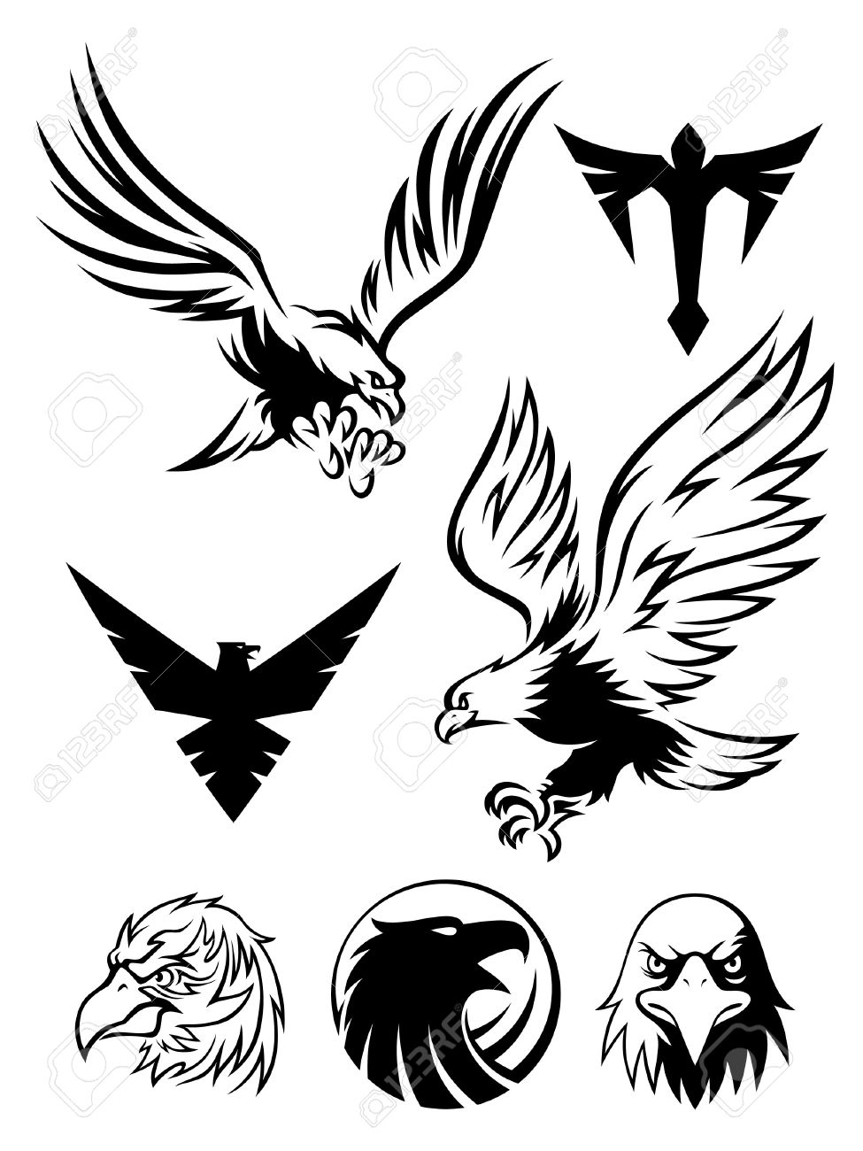 26,348 Eagle Stock Vector Illustration And Royalty Free Eagle Clipart.
