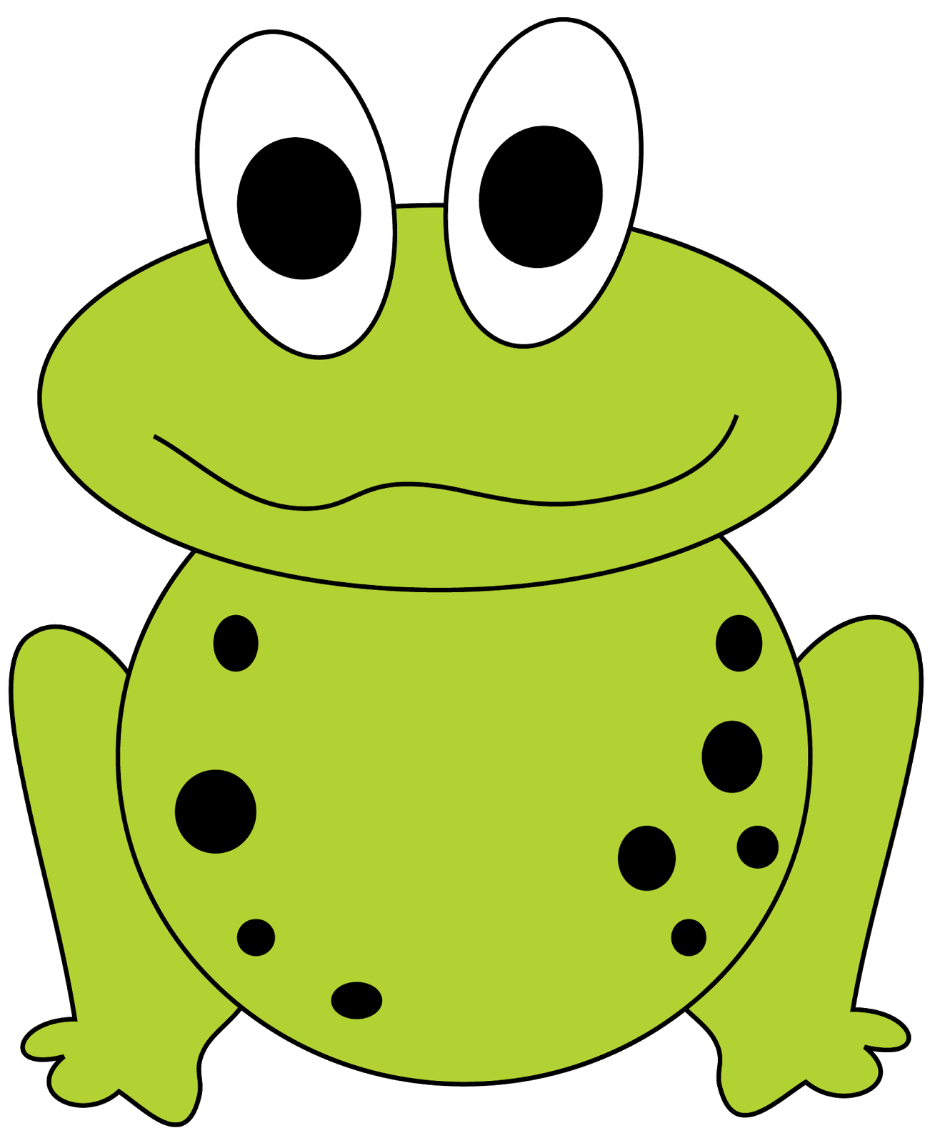 Cute hopping frog clipart free clipart images.