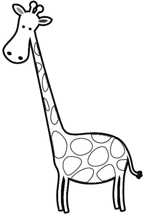 Download cute giraffe clipart black and white 20 free Cliparts ...