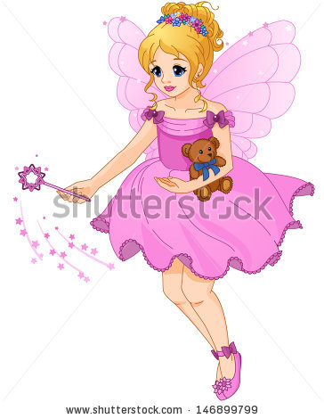 Fairy Princess Stock Images, Royalty.