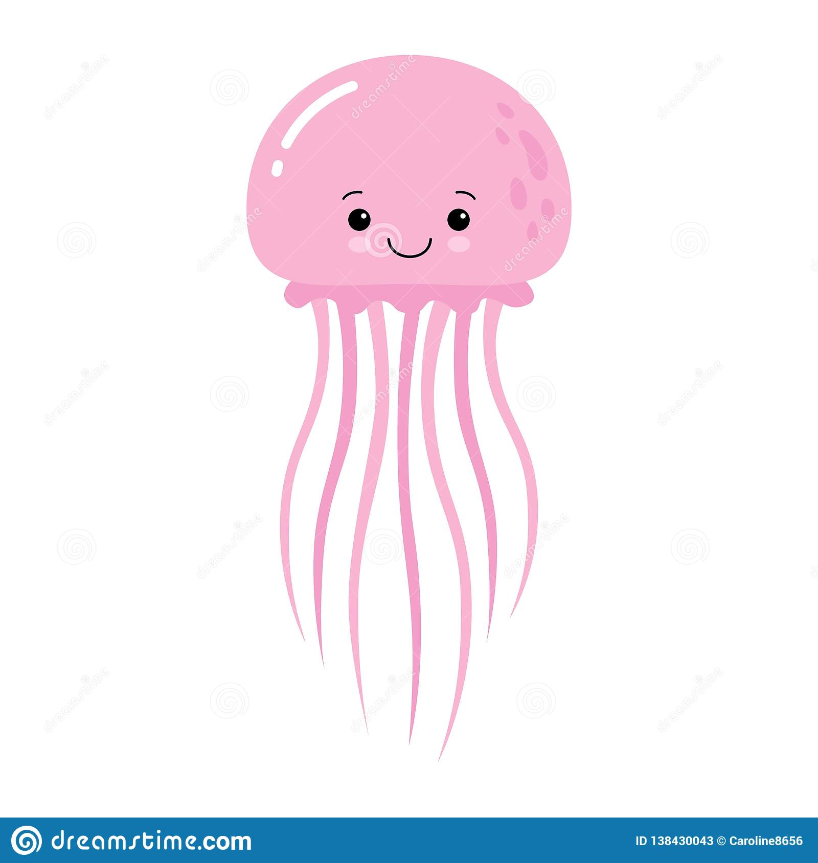 Cute jellyfish drawing