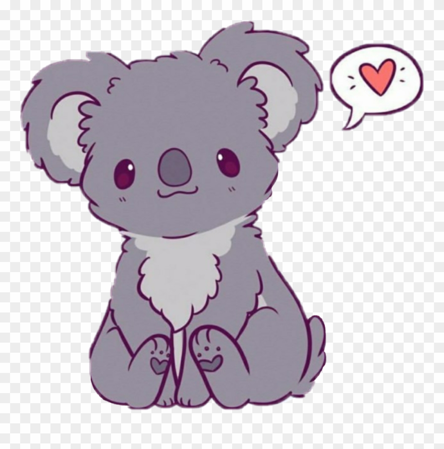 Kawaii Cute Easy Drawings Of Koalas Clipart (#3215548).