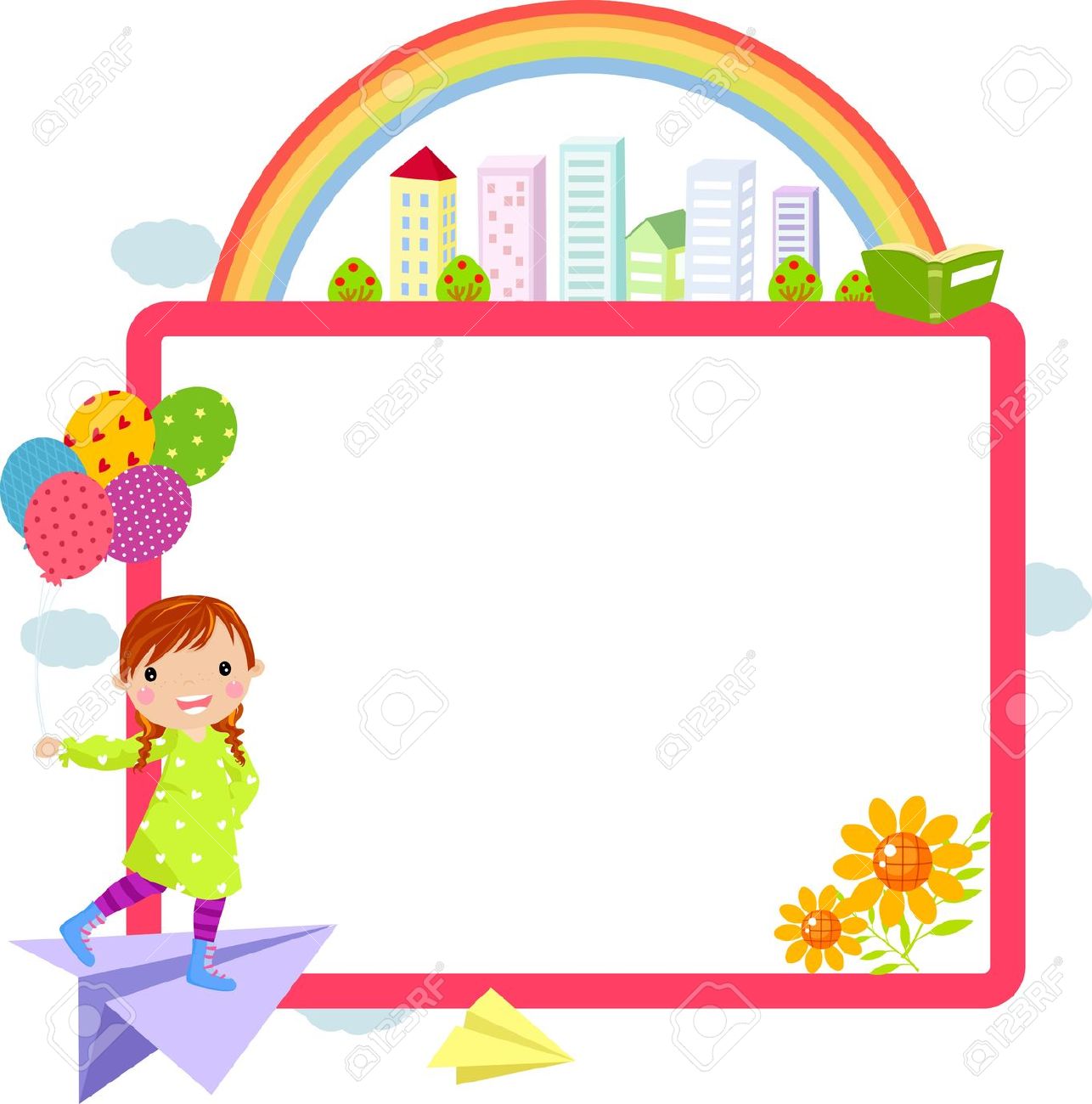 cute little girl in school clipart Clipground