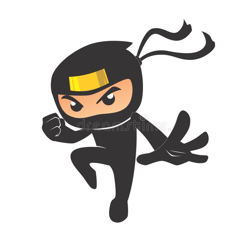Cute Ninja Stock Illustrations.