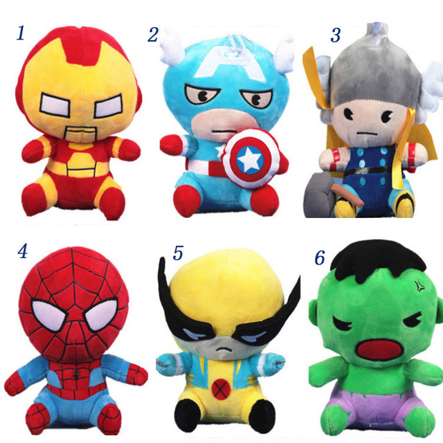 Aliexpress.com : Buy The Avengers Cute Plush Toys Cartoon 16cm.