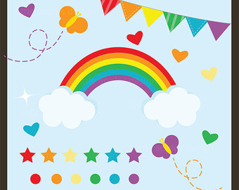 Rainbow Clipart For Kids.