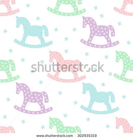 Rocking Horse Stock Images, Royalty.