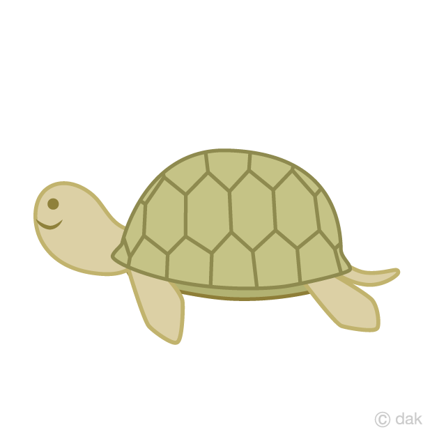 Cute Sea Turtle Clipart Free Picture｜Illustoon.