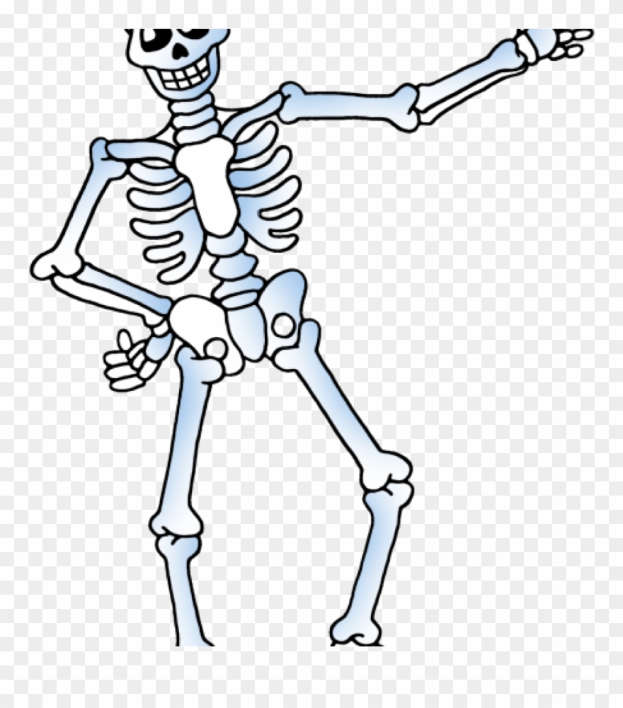 Halloween Skeleton Clip Art.