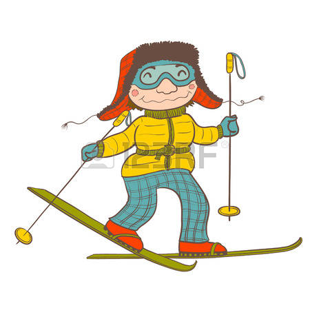 cute skiing clipart - Clipground