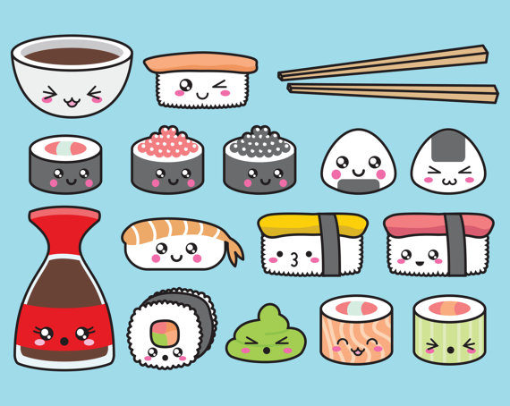 cute sushi clipart 10 free Cliparts | Download images on Clipground 2024