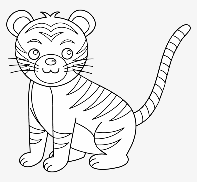 Cub Clipart Black And White.