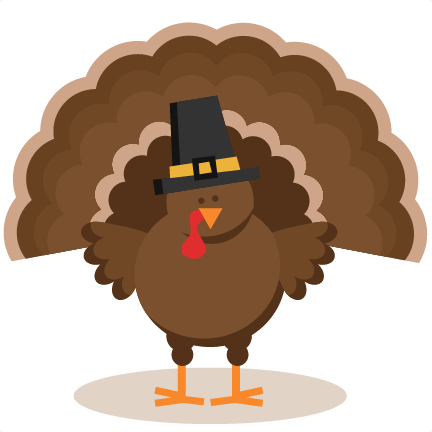 Thanksgiving Turkey Clipart Silhouette.