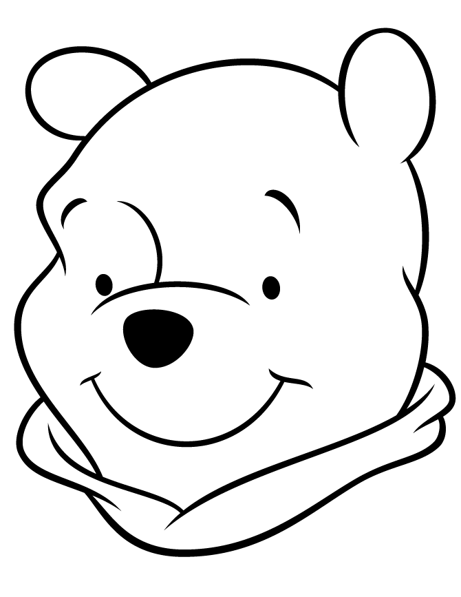 cute winnie the pooh black and white  thanksgiving clipart 