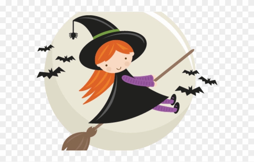 Cute Witch Clipart Free.