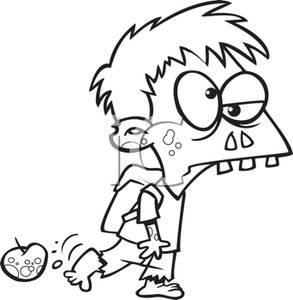 Cute Zombie Clipart Black And White.