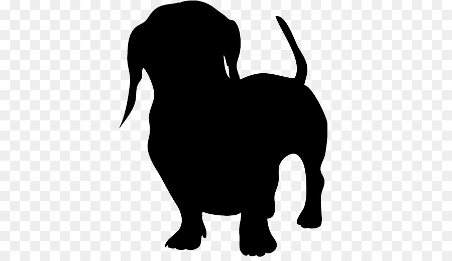 Dog Silhouette png download.