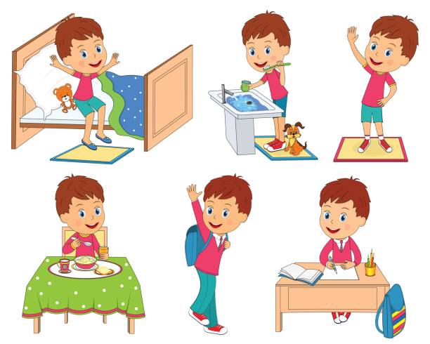 daily routine clipart pictures daily routine schedule