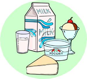 Dairy Products Clipart.