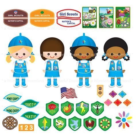 Image result for Daisy Girl Scout Clip Art.