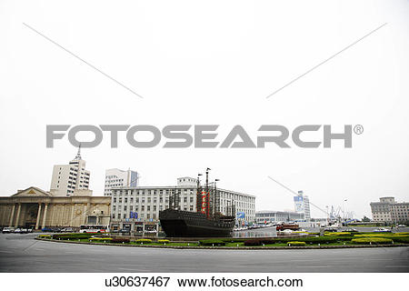Picture of China, Liaoning Province, Dalian, Gangwan Square.