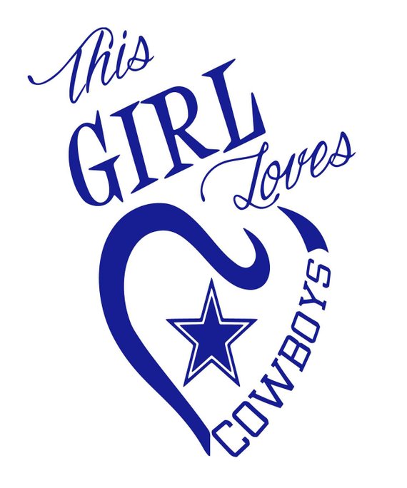 This girl loves cowboys svg, Cowboys girls, Dallas Cowboys.