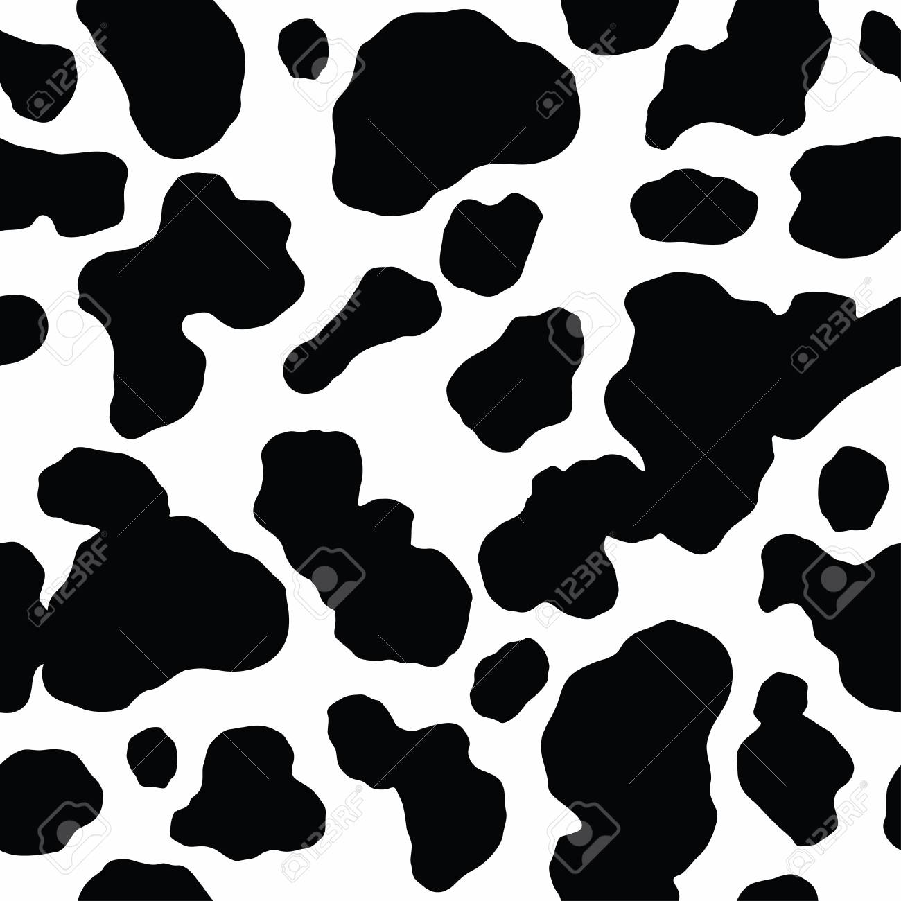 Cow or dalmatian spots pattern..