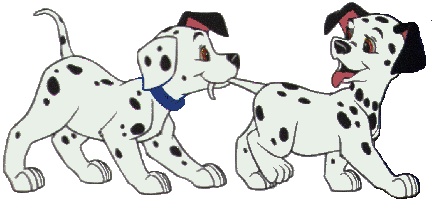 Free Disney 101 Dalmations Movie Clipart and Disney Animated Gifs.