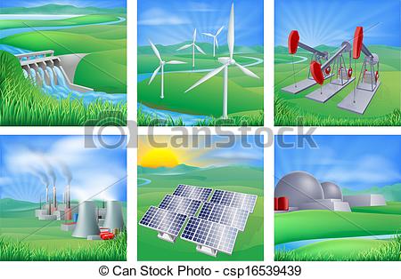 Vectors of Power and Energy Sources.