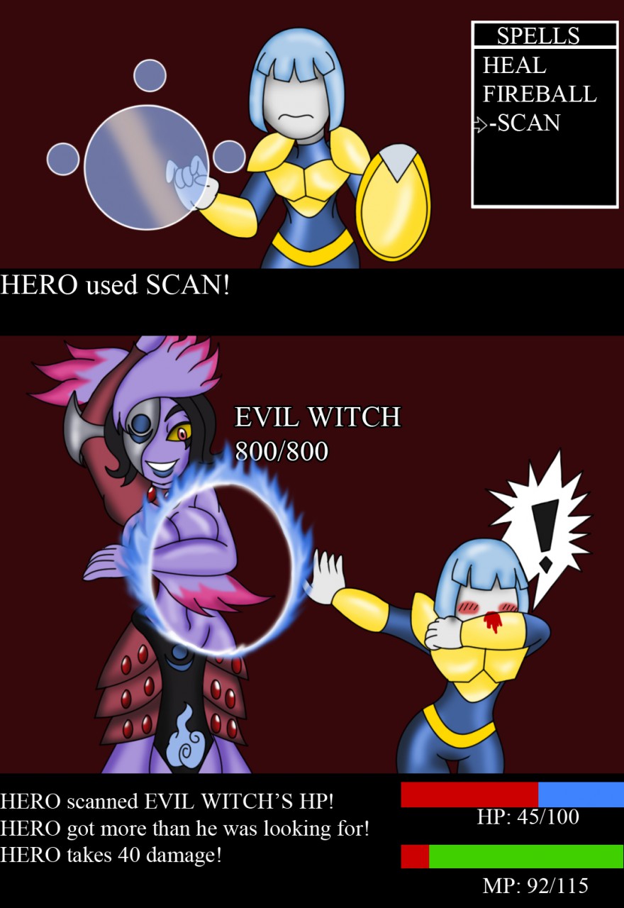 Hero Vs Witch 3: Scanning Spell! — Weasyl.