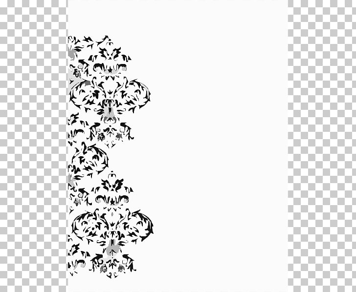 custom gothic damask border for word documents