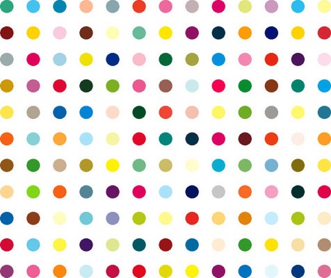 Damien hirst dots clipart.