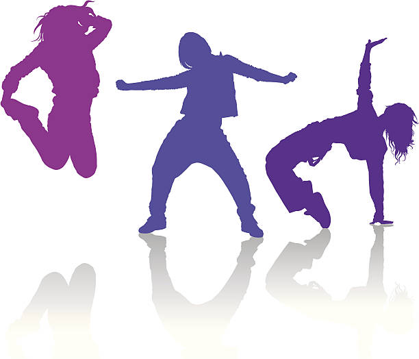 Hip Hop Dance Team Clipart.