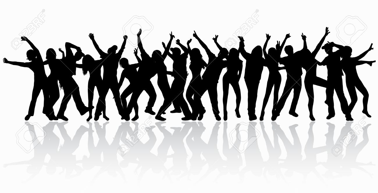 dancing people silhouette clipart 10 free Cliparts | Download images on ...