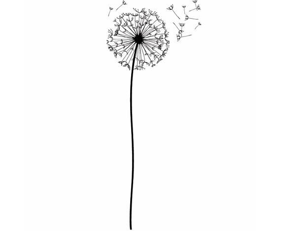 dandelion make a wish template