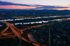 Danube Island Vienna Stock Photo.