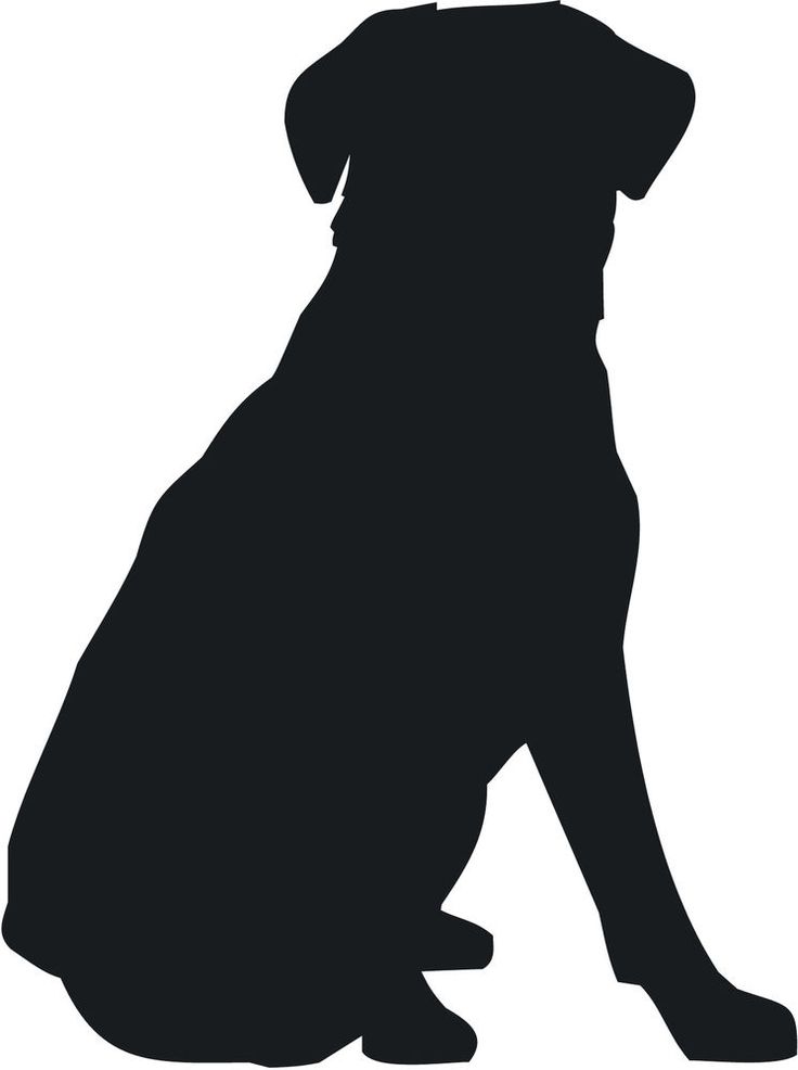 pitbull puppy clipart silhouette - Clipground