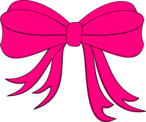 Pink Bow Darla Clip Art at Clker.com.
